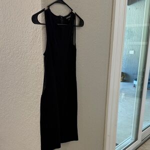 Express Black Backless Dress
